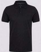 black polo shirt